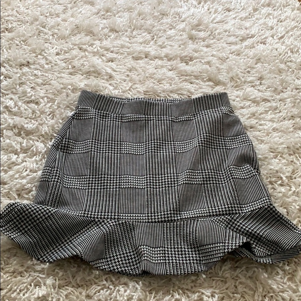 Gingham skirt